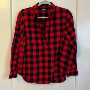 Madewell Flannel Top